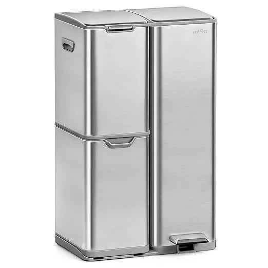 Portable Front-Opening Trash Can | Large Capacity